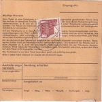 BRD - 2x50+20 Pfg. kl. Bauwerke Paketkarte Pondorf - Mitterfels 1967