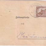 DR - 1,50 M. Reichspostamt Karte/Zeitungssache Passau - Neudamm 10. JAN 22