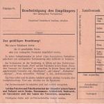 BRD - 2x80 Pfg. Bed. Deutsche Paketkarte Aschenau (Deggendorf) - München 1965