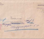 BRD - Augsburg 12 (Kriegshaber) 1953 Orts-Einschreiben-Dienstbrief - Inhalt !!