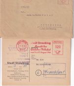 BRD - Straubing 26 Belege/Absenderfreistempel ex 1961/2006