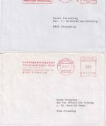 BRD - Straubing 26 Belege/Absenderfreistempel ex 1961/2006