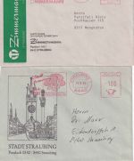 BRD - Straubing 26 Belege/Absenderfreistempel ex 1961/2006