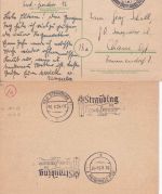 BRD - Straubing Agnes Bernauer Festspiele 1954/1989 versch. Werbestempel