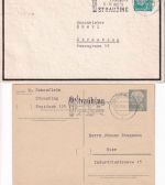 BRD - Straubing Agnes Bernauer Festspiele 1954/1989 versch. Werbestempel