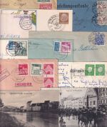 Bayern/DR/All.Bes./BRD - Straubing 44 Briefe/Karten/Ansichtskarten ex 1884/1986