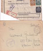 Bayern/DR/All.Bes./BRD - Straubing 44 Briefe/Karten/Ansichtskarten ex 1884/1986