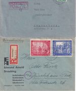 Bayern/DR/All.Bes./BRD - Straubing 44 Briefe/Karten/Ansichtskarten ex 1884/1986