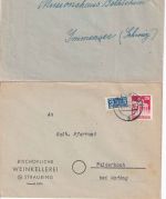 Bayern/DR/All.Bes./BRD - Straubing 44 Briefe/Karten/Ansichtskarten ex 1884/1986