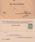 Bayern/DR/All.Bes./BRD - Straubing 44 Briefe/Karten/Ansichtskarten ex 1884/1986