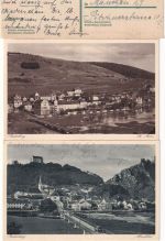 Bayern/DR - Riedenburg 7 Belege (Paketkarte, Ansichtskarten etc.) ex 1897/1937