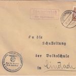 DR - Oberlauterbach ü. Schrobenhausen landpost-Ra2 Drucksachenbrief 1940