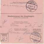 BRD - 40 Pfg. Heuss I Postanweisung n. ÖSTERREICH Landsberg a/Lech 1955