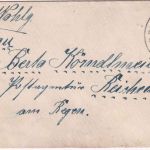 DR - 15 Pfg. By-Abschied/DR Drucksachenbriefchen K 2Reichenbach Opf. 28. DEZ 21