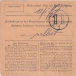 Bayern - 1 M. Ludwig u.a. Paketkarte Laaber - Nürnberg 1920