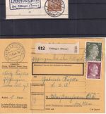 Bayern/DR/All.Bes./BRD - Dillingen 14 Belege/1 Briefstück ex 1887/1976