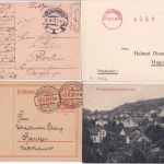 DR - Kötzschenbroda 3 Karten/Ganzsachen + 1 Ansichtskarte ca. 1910-1926