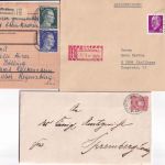 DR/DDR - Senftenberg (Niederlausitz) 3 Belege ex 1887/1970