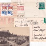 DR/DDR - Greiz 3 Belege + 1 Ansichtskarte ex 1924/1990