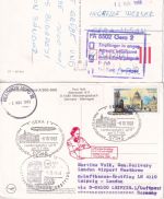 DR/DDR/BRD - Gera 8 Belege (Vorphila, Paketkarte, Bahnpost etc.) ex 1842/1993