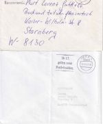 DR/DDR/BRD - Gera 8 Belege (Vorphila, Paketkarte, Bahnpost etc.) ex 1842/1993