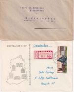 DR/DDR/BRD - Nordhausen 6 Belege + 3 Ansichtskarten ex 1873/1994