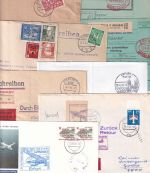 DR/All.Bes./DDR/BRD - Erfurt 10 Belege + 1 Notgeldschein ex 1910/1992