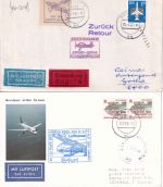 DR/All.Bes./DDR/BRD - Erfurt 10 Belege + 1 Notgeldschein ex 1910/1992