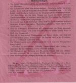 DR - Sangerhausen Gestellungsbefehl Bezirkskommando ca. 1914/18