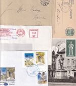 DR/DDR/BRD - Eisleben 5 Belege (Maximumkarte, Privatpost CLC etc.) ex 1903/2003