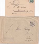DR/DDR/BRD - Eisleben 5 Belege (Maximumkarte, Privatpost CLC etc.) ex 1903/2003