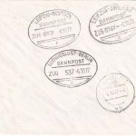 DDR - 40+30 Pfg. Aufbau Bahnpost Ludwigslust/Berlin Eilbrief n. Plauen 1977