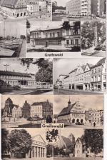 DR/DDR - Greifswald 4 Belege + 4 Ansichtskarten ex 1882/1983