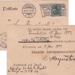 DR - Chemnitz 13.6.07 Flaggen-Masch.stempel Karte (Text !) n. Hoheneck