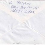 BRD - Ostseebad Sellin Selbstklebe-R-Zettel Einschreibebrief n. Norderstedt 1998