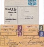 NDP/DR/All.Bes./DDR/BRD - Plauen 16 Belege ex 1871/1993