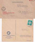 NDP/DR/All.Bes./DDR/BRD - Plauen 16 Belege ex 1871/1993
