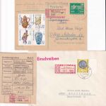 NDP/DR/All.Bes./DDR/BRD - Plauen 16 Belege ex 1871/1993