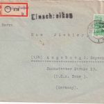 DR/SBZ - Werdau 3 Belege (Einschreibebrief, Ganzsache, Brief) ex 1874/1948