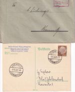 NDP/DR/DDR/BRD - Chemnitz 20 Belege (Einschreiben, Zensur, etc.) ex 1869/2001