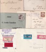 DR/DDR - Bautzen 6 Belege (Landpost, Einschreiben, Briefe) ex 1876/1986