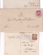 DR/DDR - Bautzen 6 Belege (Landpost, Einschreiben, Briefe) ex 1876/1986