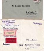 DR/DDR - Bautzen 6 Belege (Landpost, Einschreiben, Briefe) ex 1876/1986