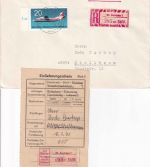DR/DDR - Bautzen 6 Belege (Landpost, Einschreiben, Briefe) ex 1876/1986