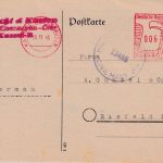 All.Bes. - Kassel-Bettenhausen 15.11.45 apt. Postalia-Freistempel 6 Pfg. Karte