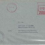 All.Bes. - Hamburg 1 21.2.46 apt. Absenderfreistempel Zensurbrief n. Derendingen