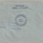 All.Bes. - Wuppertal-Barmen 22.12.45 teilapt. 12 Pfg. AFS (Schwebebahn) Brief