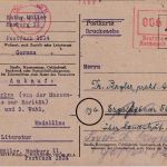 All.Bes. - (24) Bremen 11 12.3.47 apt. 6 Pfg AFS Drucksachenkarte n. Ergoldsbach