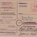 All.Bes. - (24) Bremen 11 13.3.47 apt. 6 Pfg AFS Drucksachenkarte n. Ergoldsbach