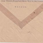 All.Bes. - Frankfurt (Main) Nordost 14 3.11.45 apt. 12 Pfg. Postalia-Freistempel